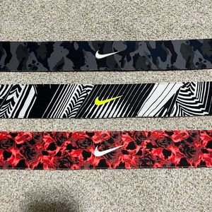 3 Nike Athletic Headbands